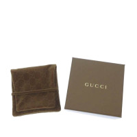 Gucci Armreif/Armband aus Leder in Rot