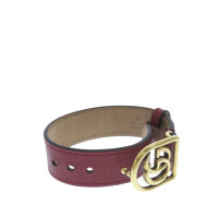 Gucci Armband Leer in Rood