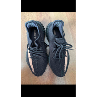 Yeezy Sneakers aus Canvas in Schwarz