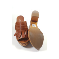 Casadei Sandalen aus Leder in Braun