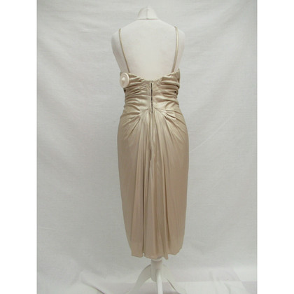 Christian Dior Dress Jersey in Gold