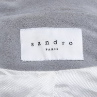 Sandro Jacket/Coat Suede in Grey