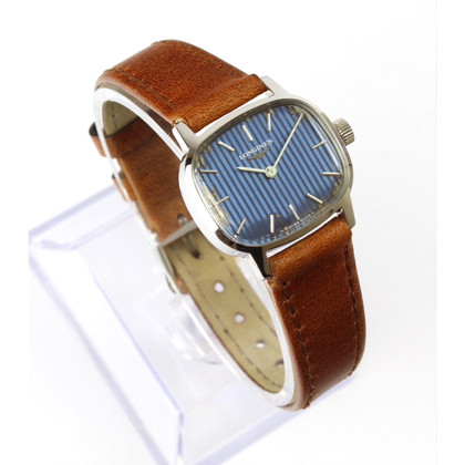 Longines Armbanduhr aus Stahl in Blau