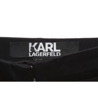 Karl Lagerfeld Paio di Pantaloni in Viscosa in Nero