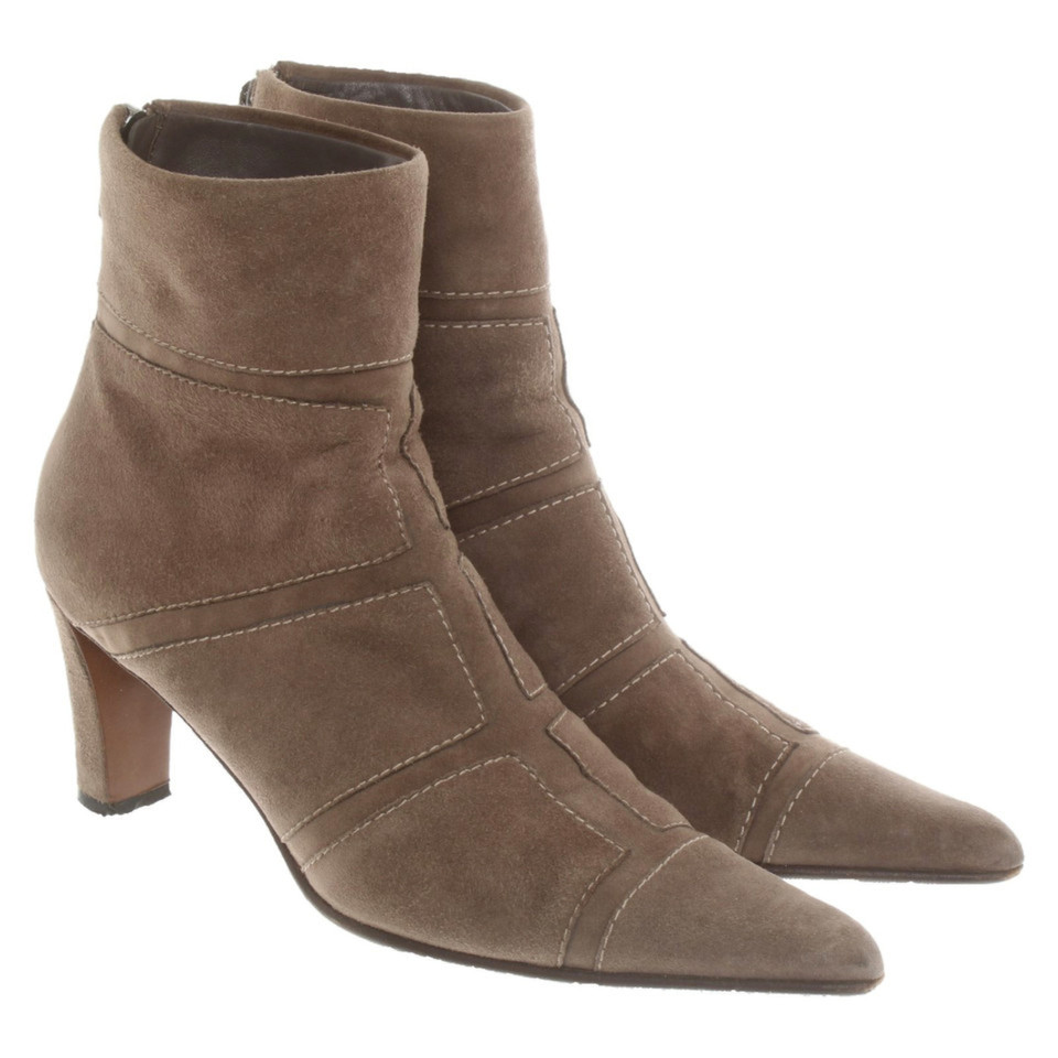 Walter Steiger Bottines en Cuir en Gris