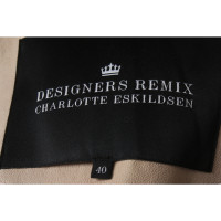 Designers Remix Veste/Manteau en Cuir en Rose/pink