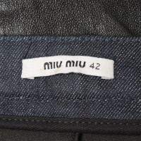 Miu Miu skirt from material mix