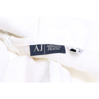 Armani Jeans Vestito in Lino in Bianco