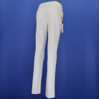 John Galliano Paire de Pantalon en Coton en Blanc