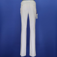 John Galliano Paire de Pantalon en Coton en Blanc