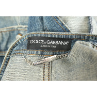 Dolce & Gabbana Jacke/Mantel aus Baumwolle in Blau
