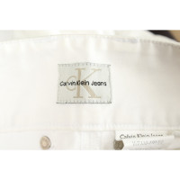 Calvin Klein Jeans Rock aus Baumwolle in Weiß