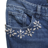 Dolce & Gabbana Jeans mit Kristallsteinen