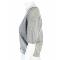Dries Van Noten Jacke/Mantel aus Wolle in Grau
