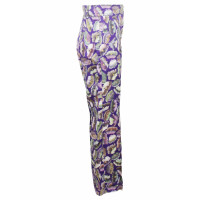 Dries Van Noten Jeans aus Wolle in Violett