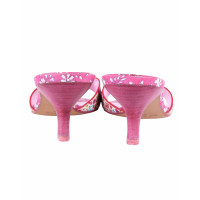 Paul Smith Sandalen aus Leder in Rosa / Pink