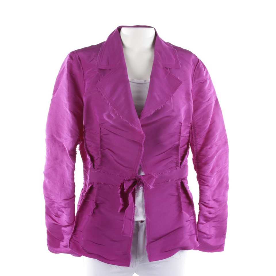 Lanvin Blazer aus Seide in Violett