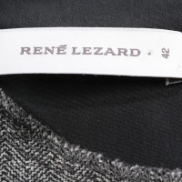 René Lezard Kleid aus Wolle in Schwarz