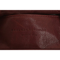 Proenza Schouler Handtasche aus Leder in Bordeaux