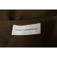 Faith Connexion Oberteil aus Seide in Oliv