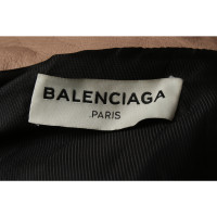 Balenciaga Jas/Mantel Leer in Huidskleur