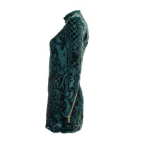 Balmain X H&M Kleid aus Viskose in Grün