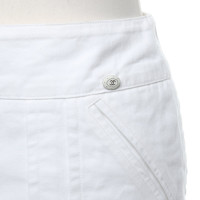 Chanel Skirt Cotton in White