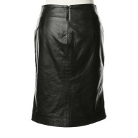 Belstaff Jupe en cuir noir 