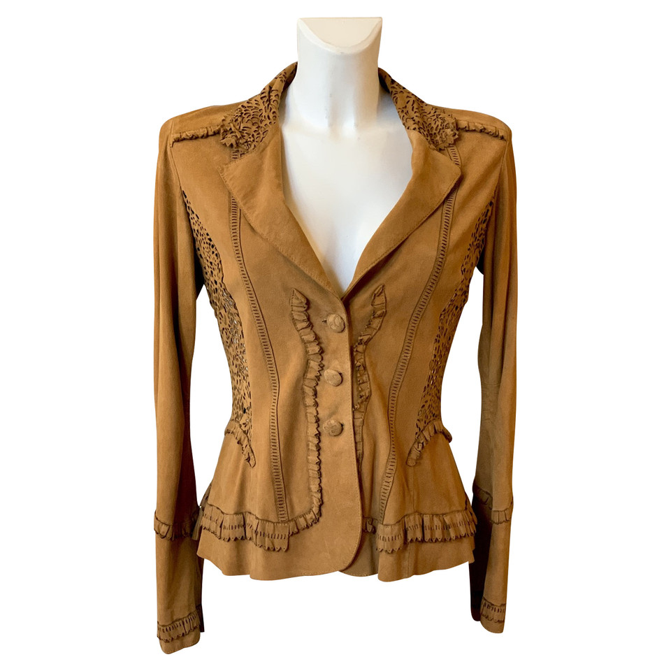 Flora Smith Jacket/Coat Suede in Brown