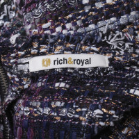 Rich & Royal Bouclé jurk in multicolour
