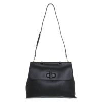 Gucci Bamboo Daily Top Handle Bag aus Leder in Schwarz