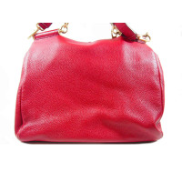 Dolce & Gabbana Sicily Bag aus Leder in Rot