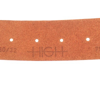 High Use Gürtel aus Leder in Rot