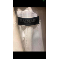 Balmain Blazer in Lana in Bianco