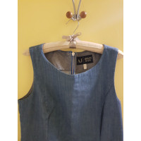 Armani Jeans Kleid aus Baumwolle in Blau