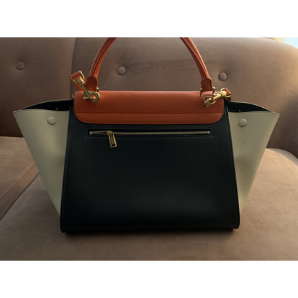 Céline Trapeze Bag Leather in Orange
