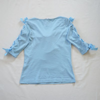 Moschino Top Cotton in Blue