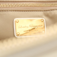 Salvatore Ferragamo Handbag Leather in White