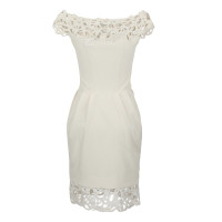 Ermanno Scervino Kleid aus Baumwolle in Weiß