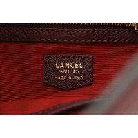 Lancel Umhängetasche aus Leder in Aubergine