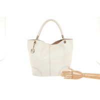 Lancel Handtasche aus Leder in Creme