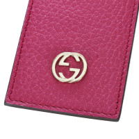 Gucci Accessoire aus Leder in Rosa / Pink