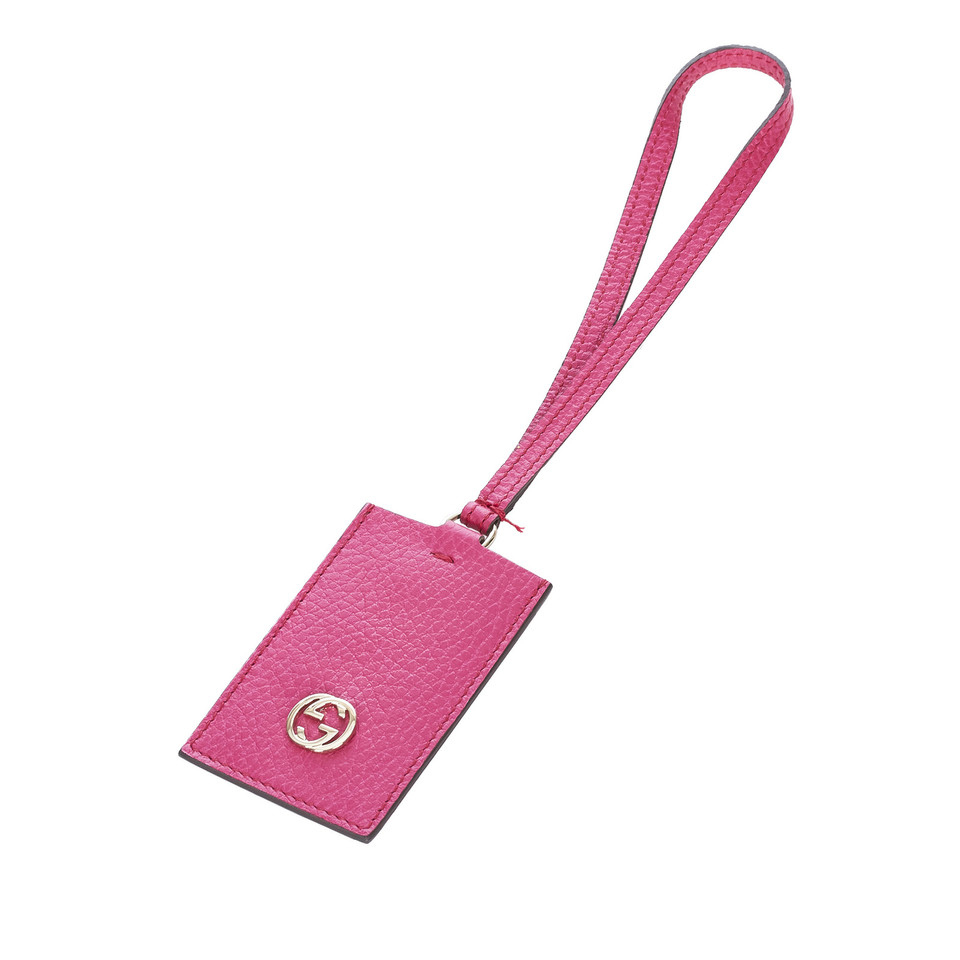 Gucci Accessoire aus Leder in Rosa / Pink