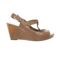 Clarks Zeppe in Pelle in Marrone