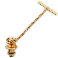 Alfred Dunhill Brooch Gilded in Gold