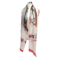 Chanel Kasjmier sjaal met print