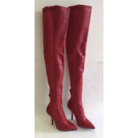 Fendi Boots Leather in Red
