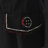Moschino Cheap And Chic Jacke/Mantel aus Baumwolle in Schwarz