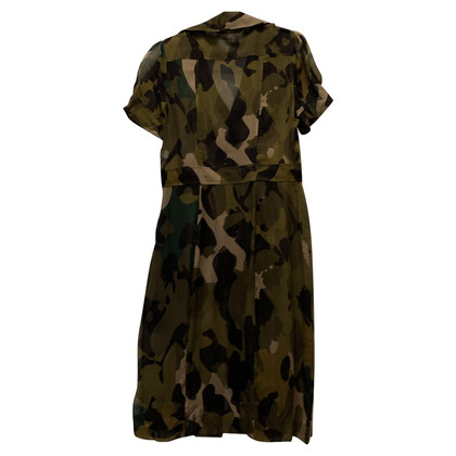 Diane Von Furstenberg Dress Silk in Olive