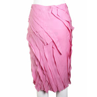 Cacharel Skirt Silk in Pink